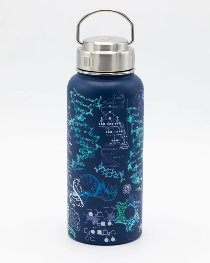 Cognitive Surplus Genetics & DNA Stainless Steel Vacuum Flask / Insulated Travel Mug* Travel Mugs | Water Bottles