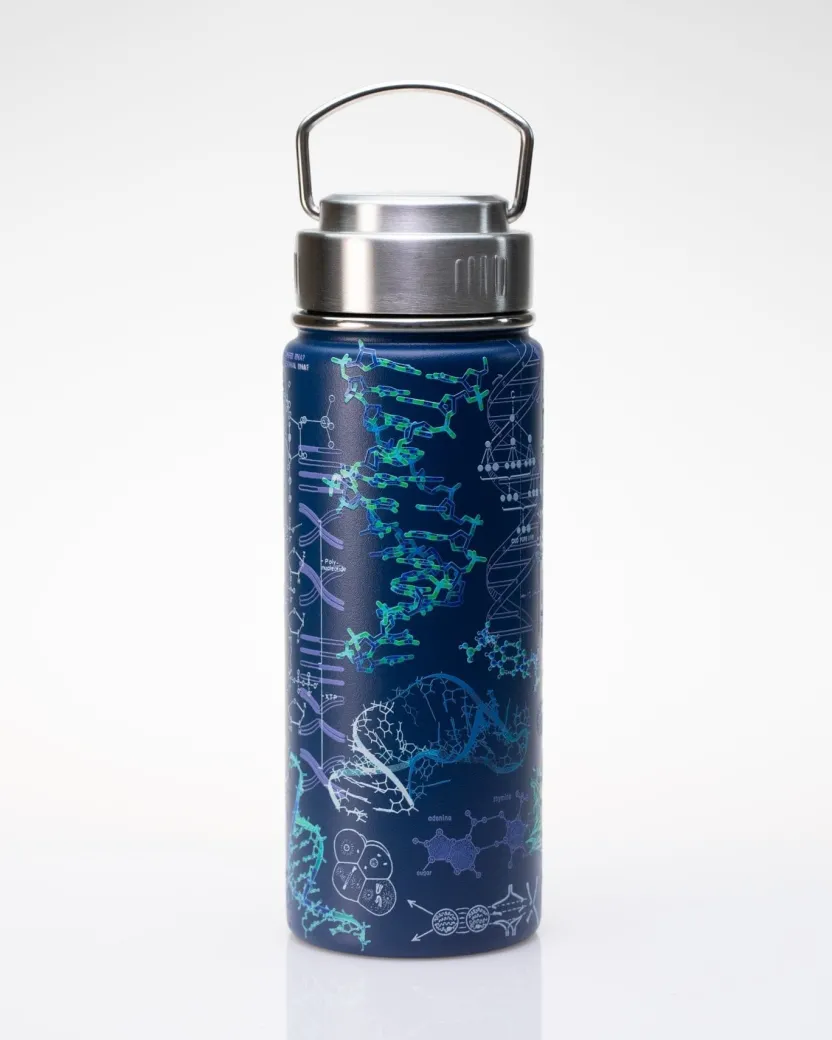 Cognitive Surplus Genetics & DNA Stainless Steel Vacuum Flask / Insulated Travel Mug* Travel Mugs | Water Bottles