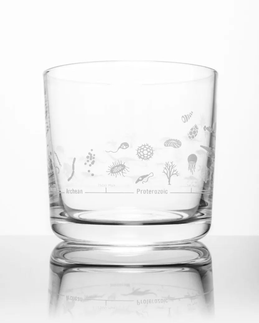 Cognitive Surplus Geologic Time Scale Whiskey Glass - Scotch Glass | * Rocks Glasses | Paleontology