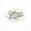 Cognitive Surplus God Save the Queen (Bee) Sticker* Stickers | Entomology