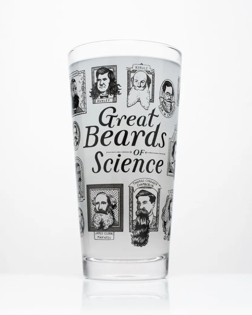 Cognitive Surplus Great Beards of Science Beer Glass | * Beer Glasses | Physics