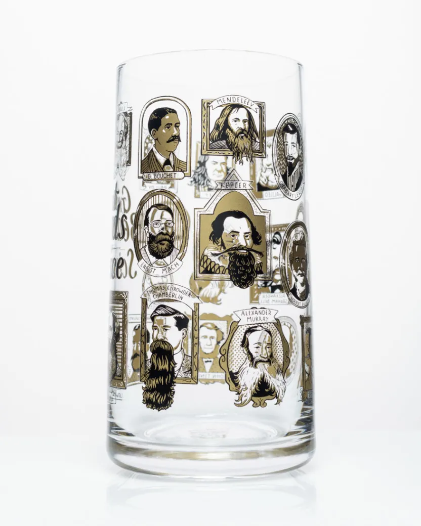 Cognitive Surplus Great Beards of Science Drinking Glass | * Drinking Glasses | Physics