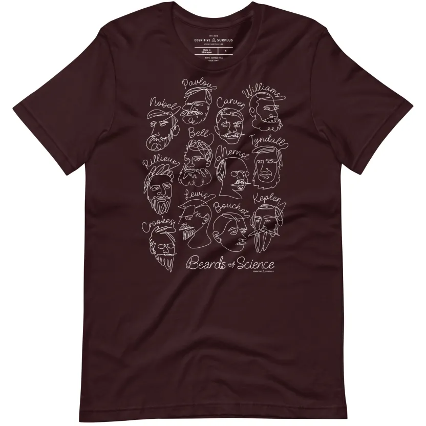 Cognitive Surplus Great Beards of Science Graphic Tee* Unisex Graphic Tees