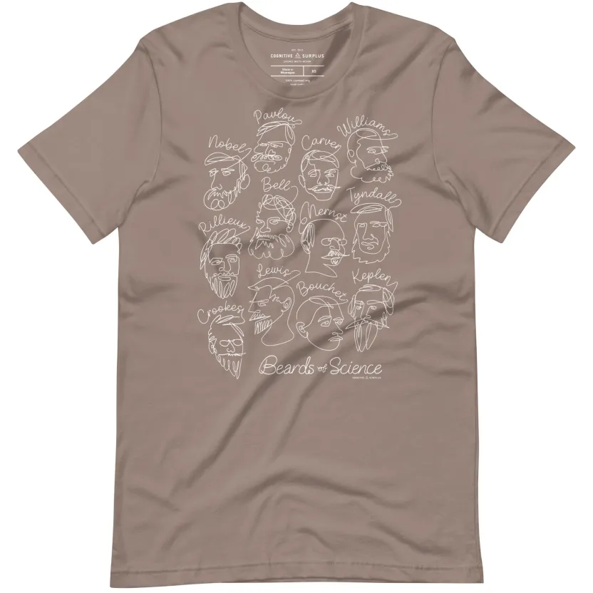 Cognitive Surplus Great Beards of Science Graphic Tee* Unisex Graphic Tees