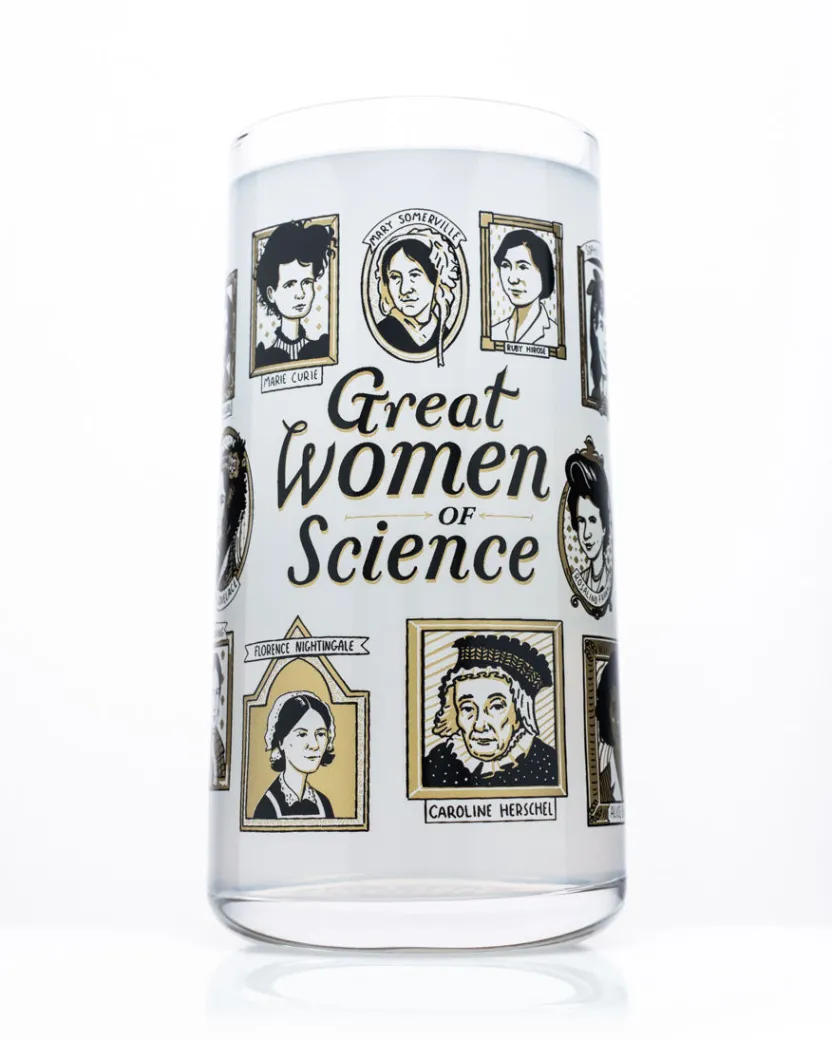Cognitive Surplus Great Women of Science Drinking Glass | * Drinking Glasses | Physics