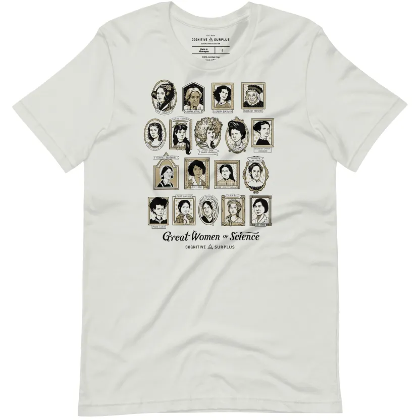 Cognitive Surplus Great Women of Science Graphic Tee* Unisex Graphic Tees
