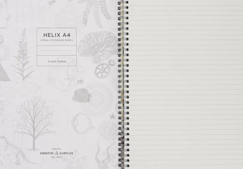 Cognitive Surplus Heart Anatomy Spiral Notebook | * The Helix | Medicine
