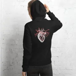 Cognitive Surplus Heart Blood Flow Hoodie* Hoodies | Medicine