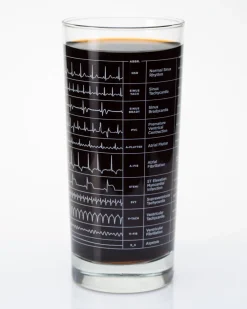Cognitive Surplus Heartbeat Drinking Glass* Drinking Glasses | Medicine