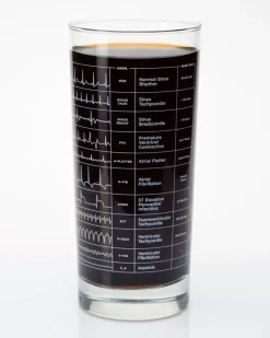 Cognitive Surplus Heartbeat Drinking Glass* Drinking Glasses | Medicine