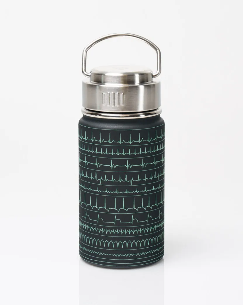 Cognitive Surplus Heartbeat Stainless Steel Vacuum Flask / Insulated Travel Thermos* Travel Mugs | Water Bottles