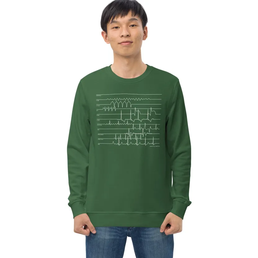 Cognitive Surplus Heartbeat Sweatshirt - Organic* Sweatshirts | Medicine