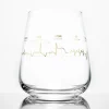 Cognitive Surplus Heartbeat Wine Glass - Cardiac Nurse Gift - EKG | * Wine Glasses | Medicine