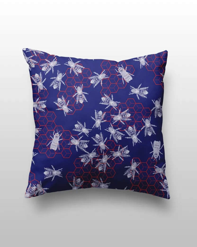 Cognitive Surplus Honey Bee Pillow Cover* Pillow Covers | Entomology