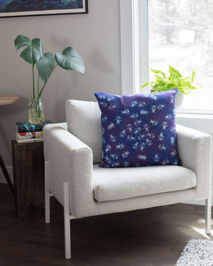 Cognitive Surplus Honey Bee Pillow Cover* Pillow Covers | Entomology