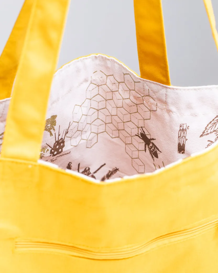 Cognitive Surplus Honey Bee Shoulder Tote Bag | Reversible Tote* Tote Bags | Entomology