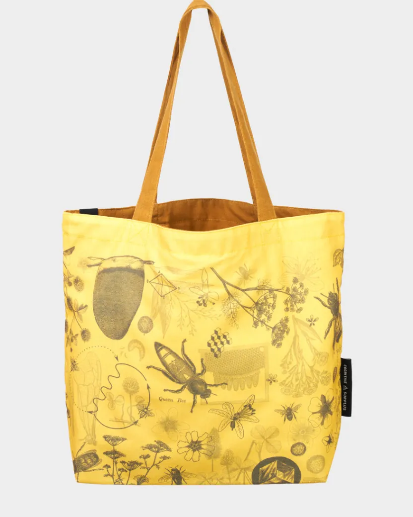 Cognitive Surplus Honey Bee Shoulder Tote Bag | Reversible Tote* Tote Bags | Entomology