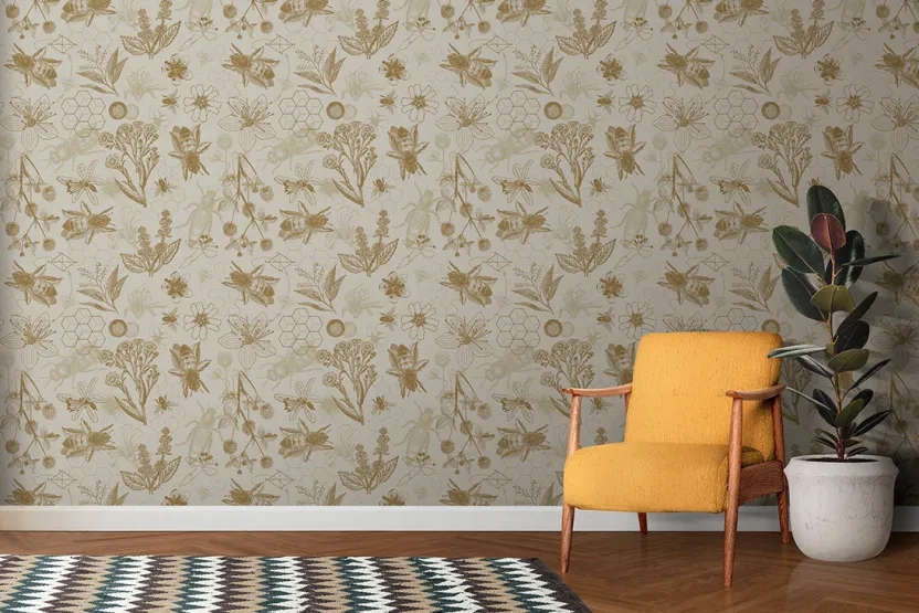 Cognitive Surplus Honey Bee Wallpaper* Wallpaper | Kitchen Science