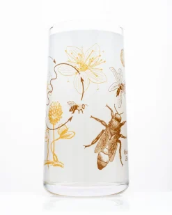 Cognitive Surplus Honey Bees Drinking Glass – Tumbler Glass | * Drinking Glasses | Entomology