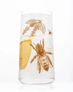 Cognitive Surplus Honey Bees Drinking Glass – Tumbler Glass | * Drinking Glasses | Entomology