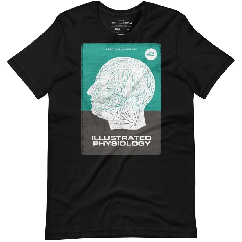 Cognitive Surplus Illustrated Physiology Graphic Tee* Unisex Graphic Tees | Medicine