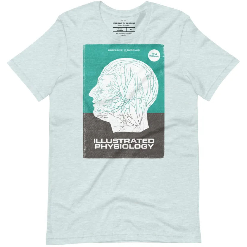 Cognitive Surplus Illustrated Physiology Graphic Tee* Unisex Graphic Tees | Medicine