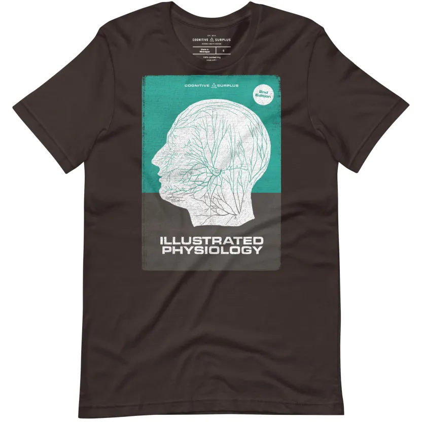 Cognitive Surplus Illustrated Physiology Graphic Tee* Unisex Graphic Tees | Medicine