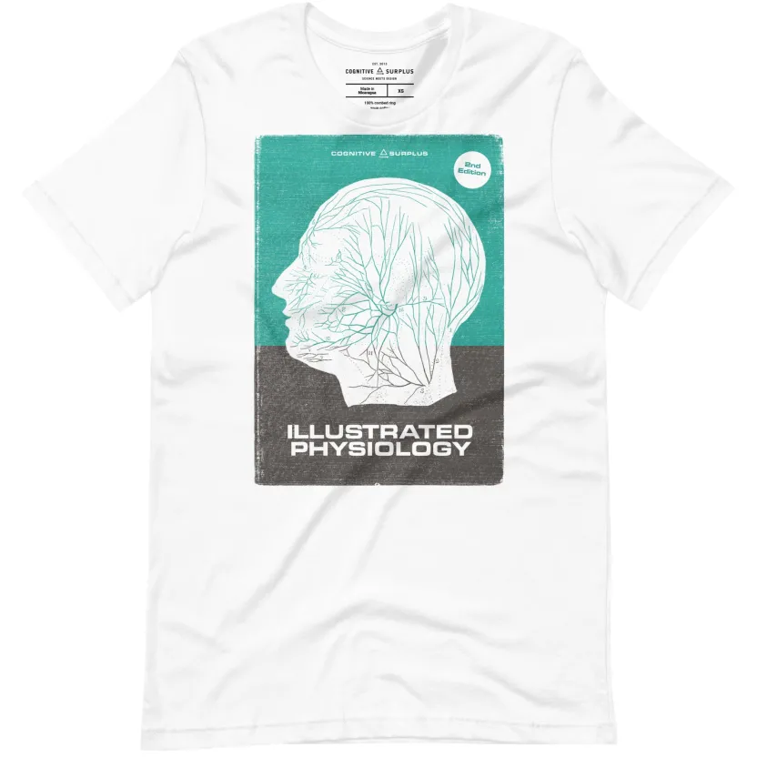Cognitive Surplus Illustrated Physiology Graphic Tee* Unisex Graphic Tees | Medicine