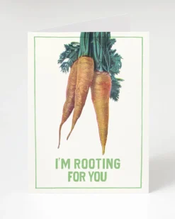 Cognitive Surplus I'm Rooting For You - Carrot Greeting Card | * Greeting Cards | Kitchen Science