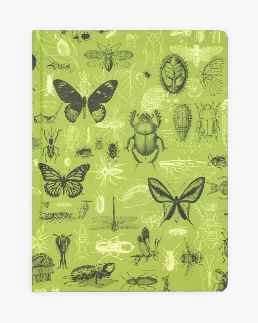 Cognitive Surplus Insect Hardcover Notebook | Dot Grid Graph Paper Notebook* The Hypothesis | Entomology