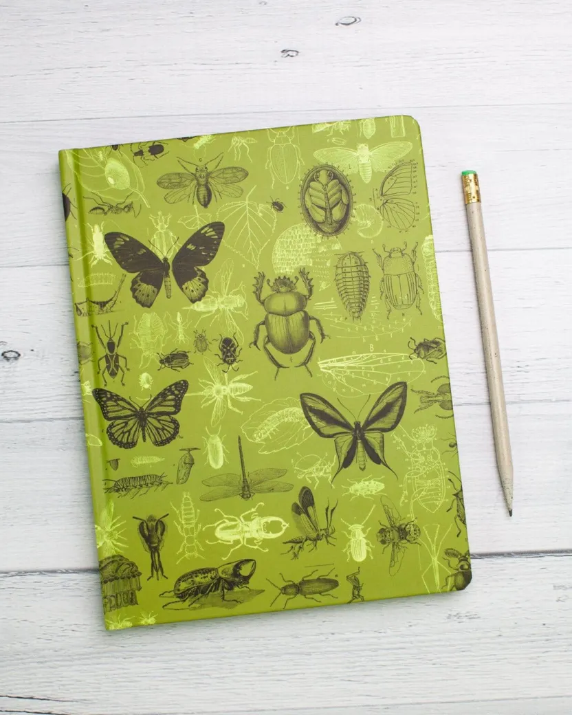 Cognitive Surplus Insect Hardcover Notebook | Dot Grid Graph Paper Notebook* The Hypothesis | Entomology