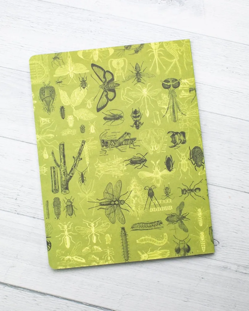 Cognitive Surplus Insect Softcover Notebook | Butterfly Garden Journal* The Experiment | Entomology