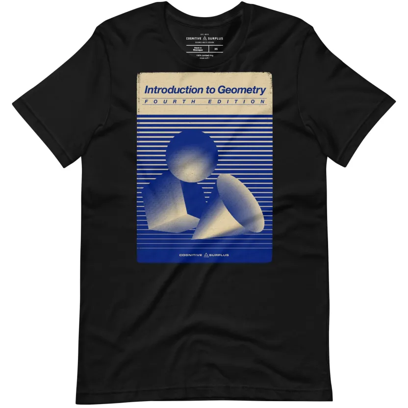 Cognitive Surplus Introduction to Geometry Graphic Tee* Unisex Graphic Tees | Math
