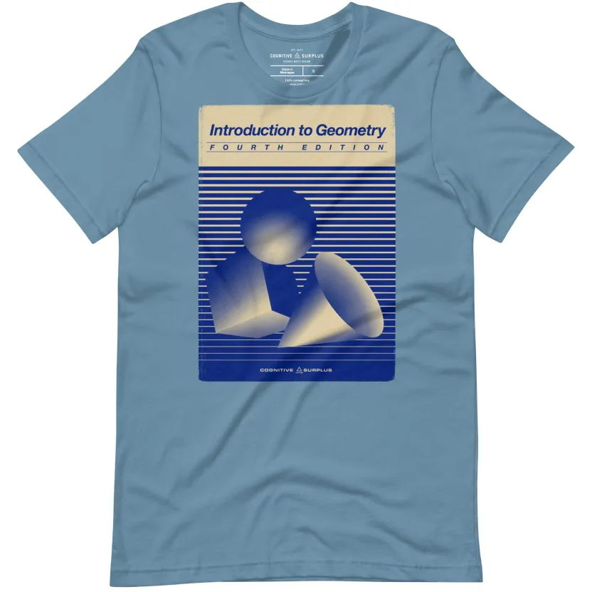 Cognitive Surplus Introduction to Geometry Graphic Tee* Unisex Graphic Tees | Math