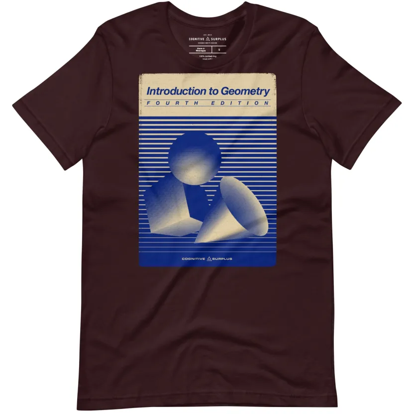 Cognitive Surplus Introduction to Geometry Graphic Tee* Unisex Graphic Tees | Math