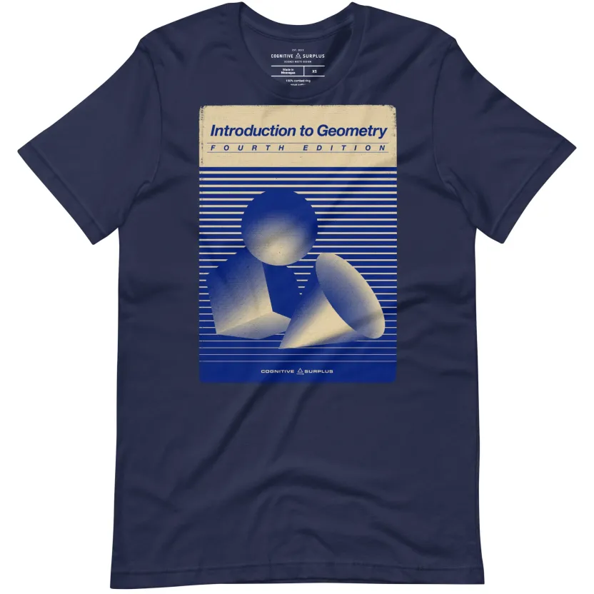Cognitive Surplus Introduction to Geometry Graphic Tee* Unisex Graphic Tees | Math