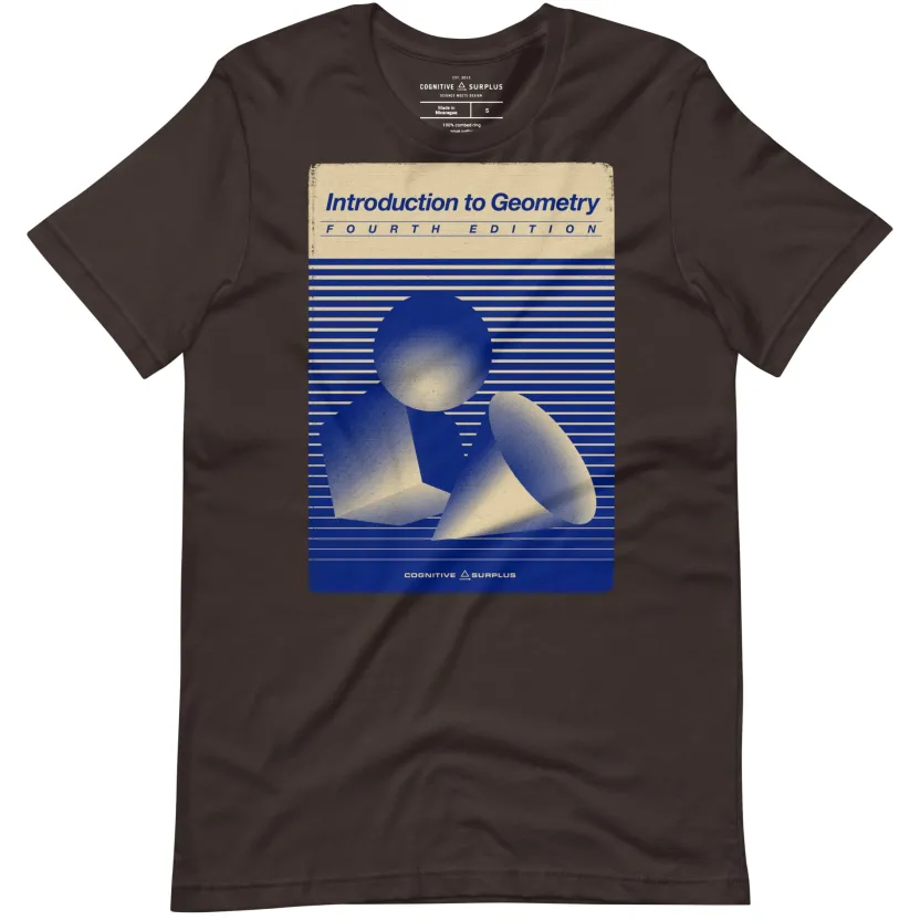 Cognitive Surplus Introduction to Geometry Graphic Tee* Unisex Graphic Tees | Math