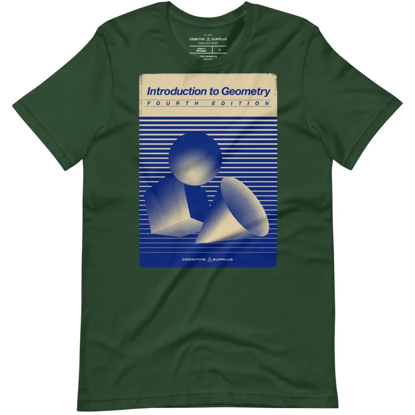 Cognitive Surplus Introduction to Geometry Graphic Tee* Unisex Graphic Tees | Math