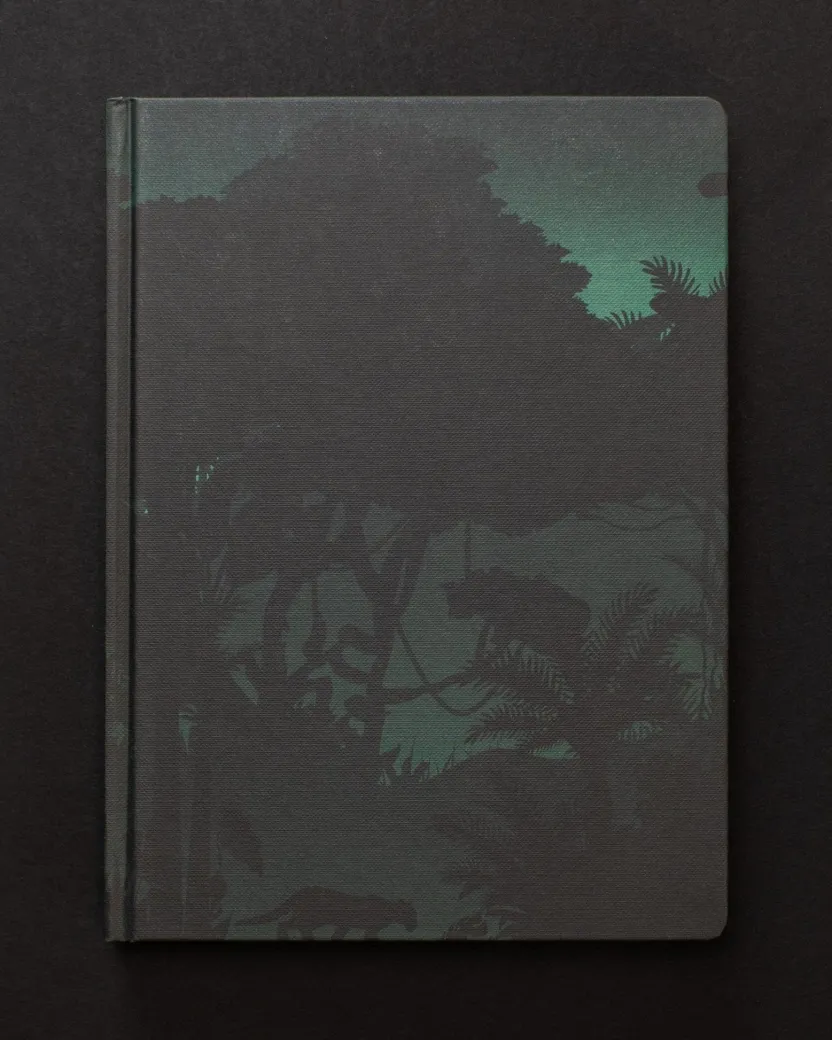 Cognitive Surplus Jungle at Night Dark Matter Black Paper Notebook by* Black Paper Notebooks | The Dark Matter