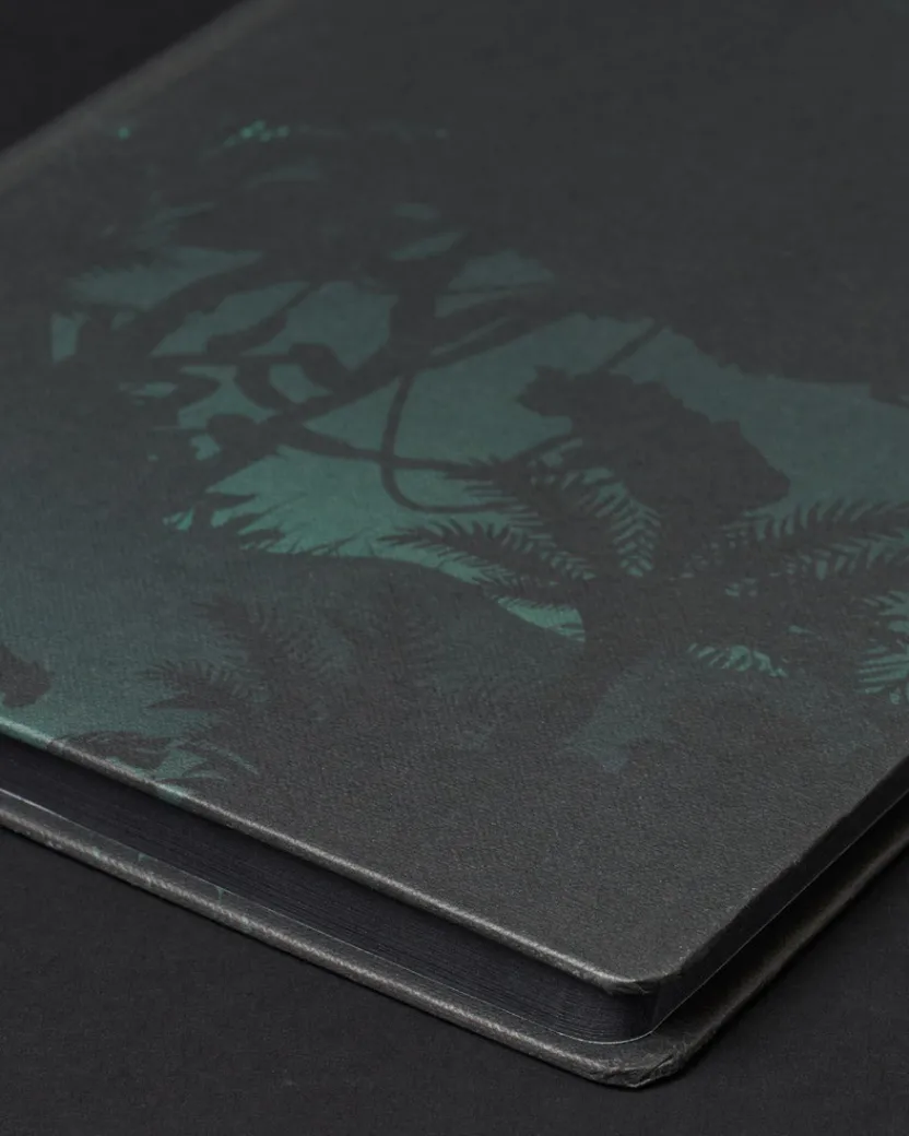 Cognitive Surplus Jungle at Night Dark Matter Black Paper Notebook by* Black Paper Notebooks | The Dark Matter