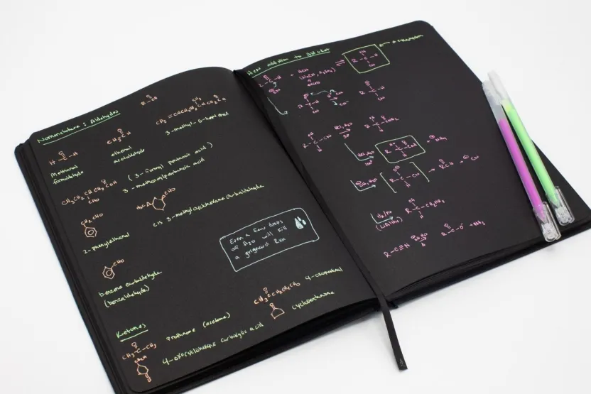 Cognitive Surplus Jungle at Night Dark Matter Black Paper Notebook by* Black Paper Notebooks | The Dark Matter