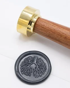 Cognitive Surplus Just Breathe: Lungs Wax Seal | * Wax Stamps | Medicine