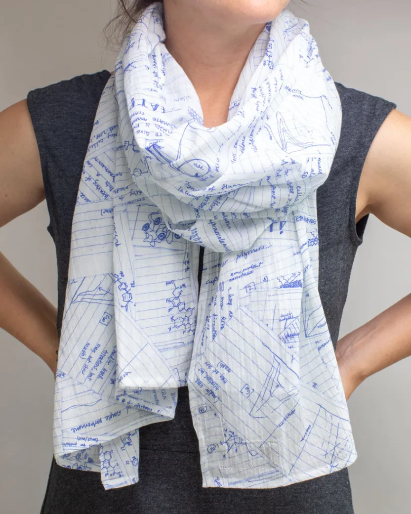 Cognitive Surplus Lab Notes Scarf* Scarves | Chemistry