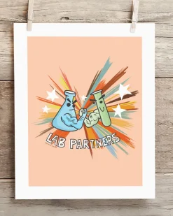 Cognitive Surplus Lab Partners Museum Print | Chemistry Gift* Wall Art | Microbiology