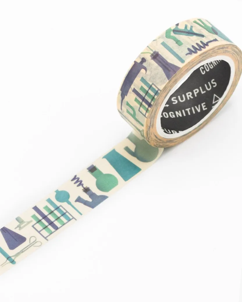 Cognitive Surplus Laboratory Glassware Washi Tape* Washi Tape | Chemistry