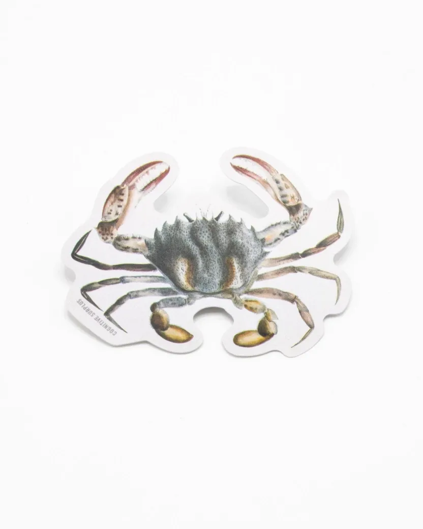 Cognitive Surplus Lady Crab Sticker* Stickers | Marine Biology
