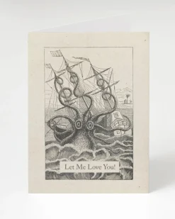 Cognitive Surplus Let Me Love You Card - Octopus Greeting Card | * Greeting Cards | Marine Biology