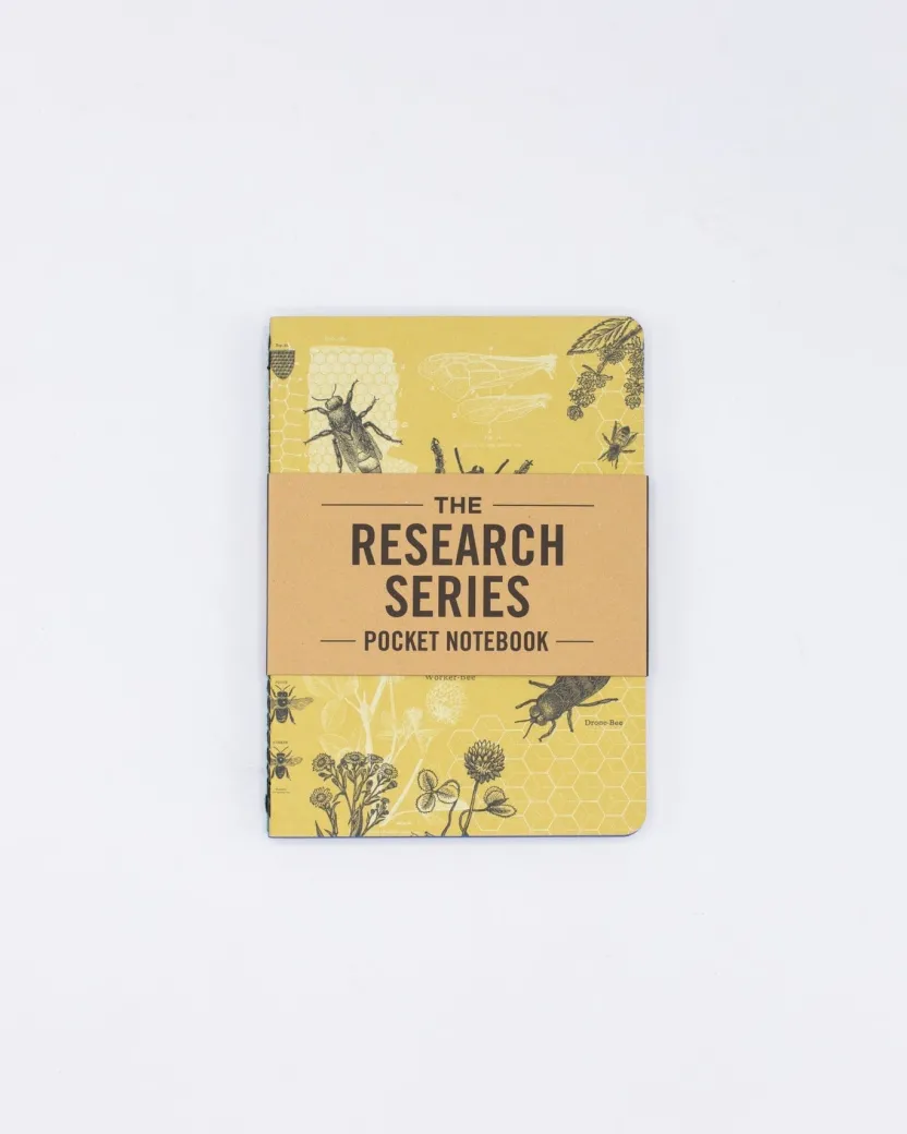 Cognitive Surplus Life Science Pocket Notebooks Set of 4 | Bee Journal* The Research | Kitchen Science