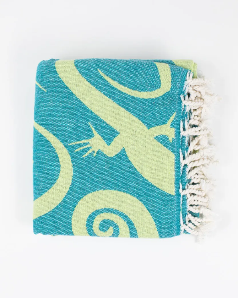 Cognitive Surplus Lizards Turkish Towel* Turkish Towels | Biology