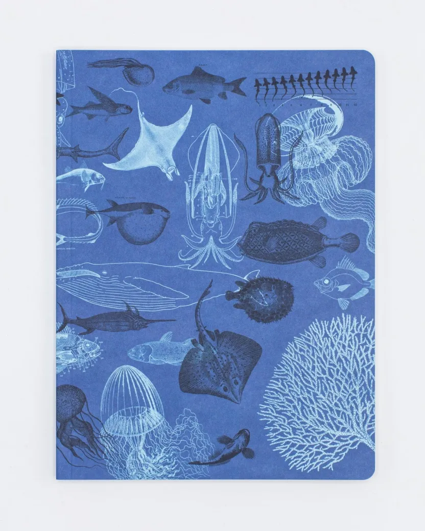 Cognitive Surplus Marine Biology Notebook - Softcover | Recycled Notebook* The Experiment | Marine Biology
